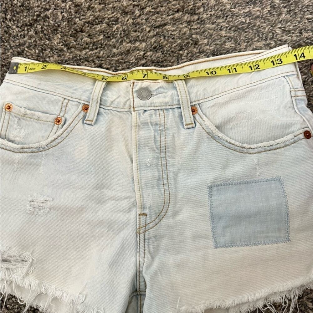 Levis‎ Button Fly Denim Cutoff Shorts 26 - Picture 5 of 8
